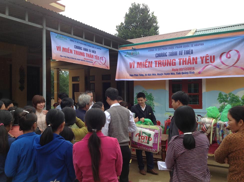 Abipha - Cuộc hành trình "Vì miền Trung thân yêu"